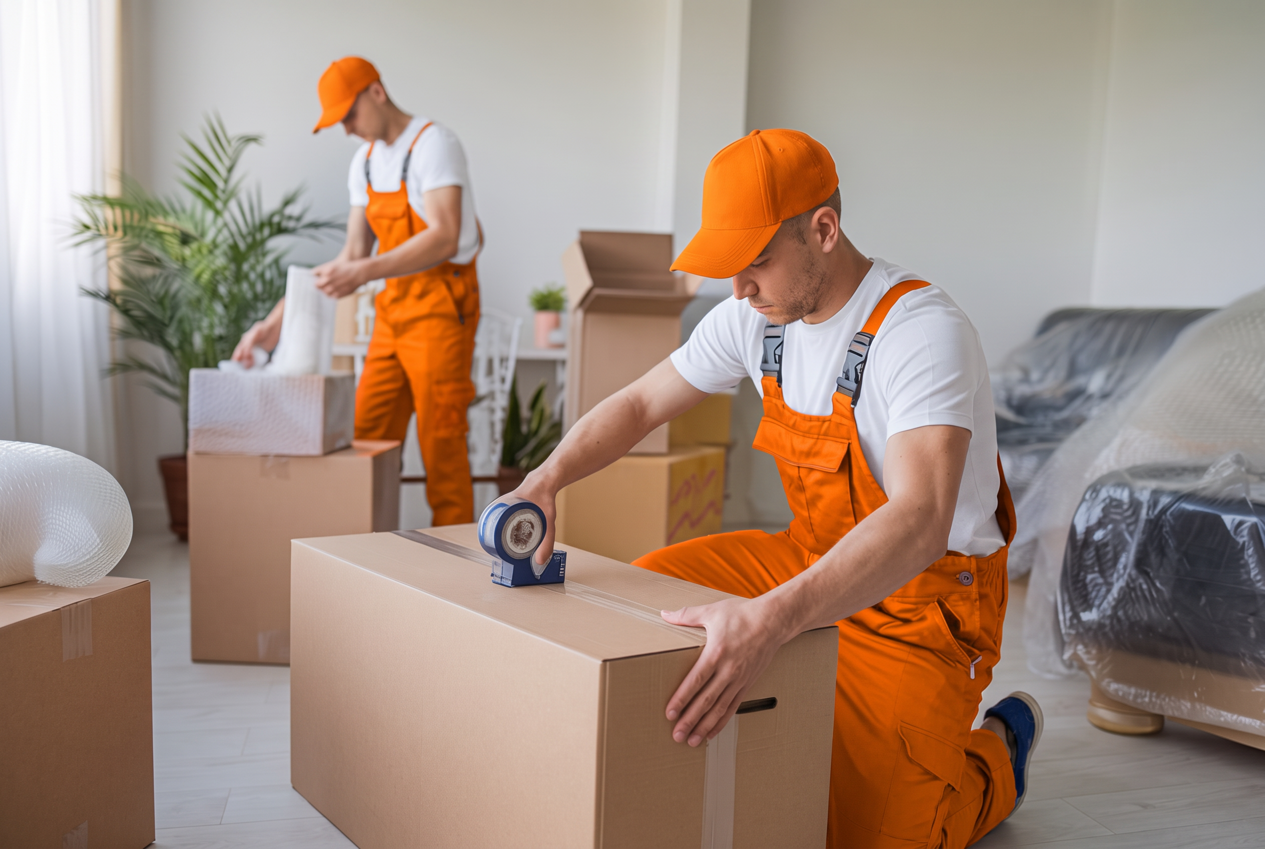 Umzugskarton mit sicher verpackten Büchern